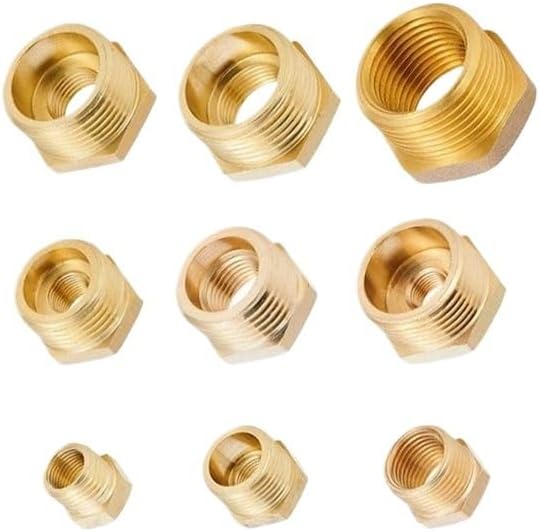 1PC Brass Hex Bushing Reducer Pipe Fitting 1/2" Female to 3/4&