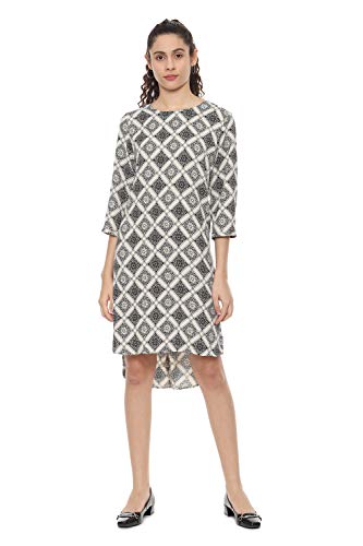 Image of Van Heusen Women's crepe A-Line Knee-Length Dress