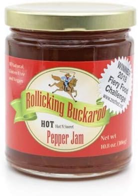 Rollicking Buckaroo Pepper Jam Hot "Hot N Sweet"