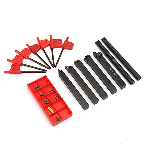 Lathe Turning Tool, Lathe Index Threading, 7 Set Abrasion-Re...
