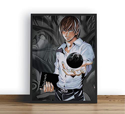 Quadro Decorativo Poste Death Note Kira Maçã Ryuki