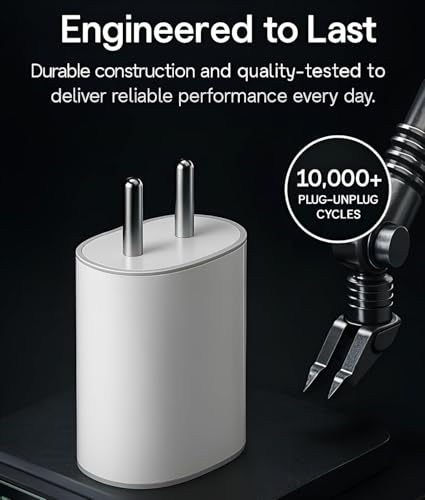 Image of Original 45W C-Type PPS Rapid Charger Adapter Compatible for Nothing Phone 3 | 3a Lite | 3a Pro | 2a | 2a Plus |2| CMF 2 Pro | Buds /Ear Stick, 45 W USB C Charging Adaptor, 45watt PPS