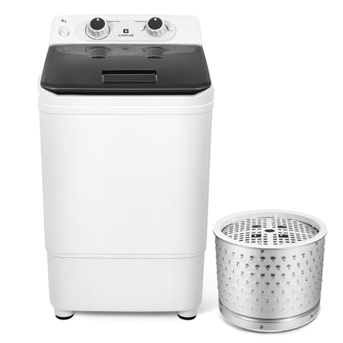 2-in-1 Portable Washing Machine Washer And Spin Dryer For Camping Dorms Apartments College Rooms 4.5...