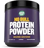 Raw Barrel 1lb No Bull Unflavored Whey Protein Powder, Pure, Instantized Whey Supplement,High Protein, Low Carb, No Fillers, No Additives, Flavorless