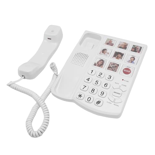 Téléphone à grosses touches photo pour senior cherchant une numérotation directe