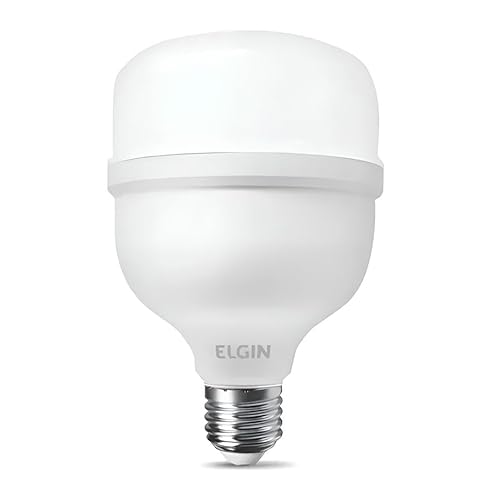 Kit Lâmpadas Led Super Bulbo 20w Alta Potência Bivolt Branco Frio Elgin (Kit 10 Unidades)