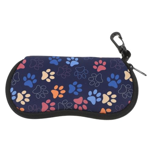SHOWERORO Funda Suave para Gafas de Neopreno con Cremallera Bolsa Organizadora Portátil para Gafas de Sol Vista Diseño Elegante y Resistente para Mujer para Viaje y Uso Diario
