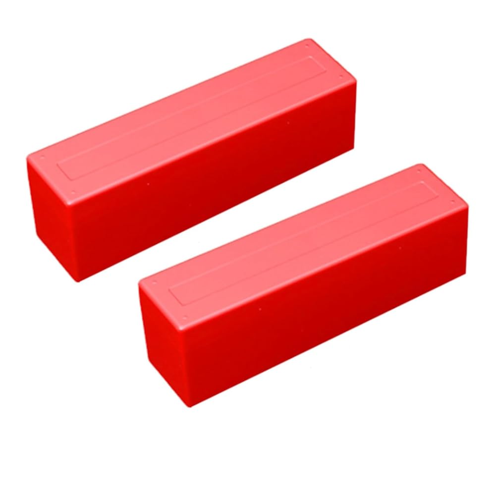 Myqqhbs Red 2Pcs Coin Slab Storage Box Identification Box Storage Box Compatible With 20 Slab Coin Holders, For Collectors Coin Storage