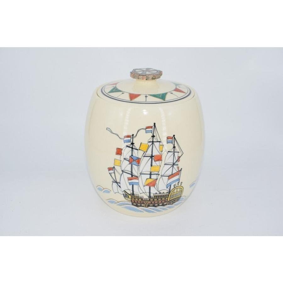 A899 茶道具時代物南蛮水指唐物（供箱付）