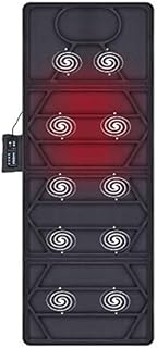 Snailax Massage Mat with Heat - 10 Motors Vibrating Massage Mattress Pad with 2 Heating Pads for Back, Full Body Massager for Neck and Back,Lumbar Calf Muscle Relaxation