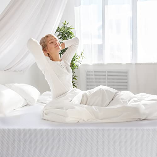 Mlily EGO-8-SQ White 8 Inch Short Queen Memory Foam Rv Mattress thumb #7