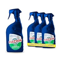 FULCRON Sgrassatore Pronto all’Uso, Super Sgrassatore Spray Professionale, Igienizzante Universale, Per Ogni tipo di Sporco, Pulizia Profonda, Profumato, 3 x 750 ml