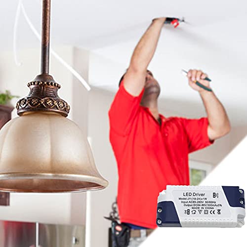 Led Driver (12-18) X1W Constant Current 300Ma Transformer High Power Supply Converter Output Dc 36-72V External Led Ceiling Lamp Rectifier (1 Pack) #TOP5