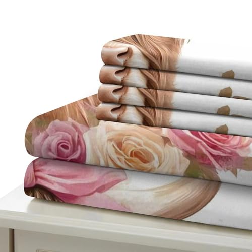 Housse de couette chat spatial 260x220 cm en microfibre super douce pour lit super king