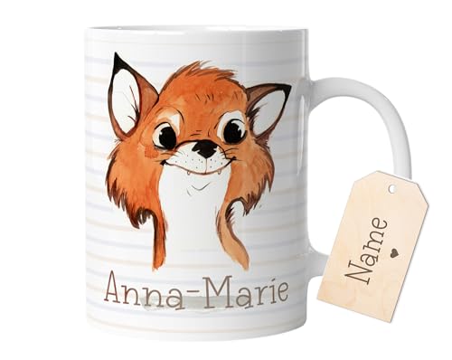 Samunshi Fuchs Tasse Mit Spruch – Lustige Kaffeetasse 'Sieht Vielleicht So Aus Füchse', 300 Ml