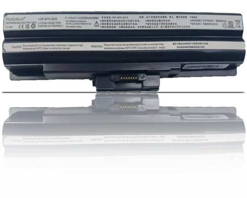 FlyZythrol 11.1V 5200mAh/58Wh VGP-BPS13 battery Compatible With Sony Vaio VPCCW21FX VGN-AW VGN-CS VGN-FW PCG-8131L PCG-3C2L PCG-81214L PCG-81114L battery VGP-BPL13 VGP-BPS21A VGP-BPS13B VPCCW21FX