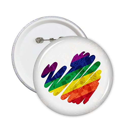 Pins arc-en-ciel LGBT grand format pour personnaliser vos vestes et sacs de festival