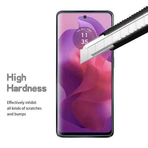 AOKUMA Tempered Glass for Motorola Moto G24/G24 Power/E14/G04/G04S Screen Protector, [2 Pack] Premium Quality Guard Film, Case Friendly, Shatterproof, Shockproof, Scratchproof oilproof - Image 2