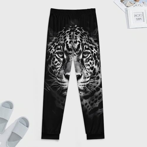 African-Leopard Pajama Pants Men Pj Bottoms Sleepwear Lounge Pant3