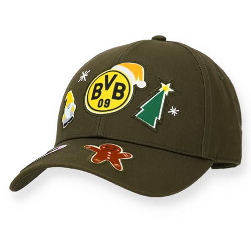 Dortmund Borussia Weihnachtscap Winter Cap Weihnachtsmütze (DE/NL/SE/PL, Alphanumerisch, Einheitsgröße, Erwachsene)