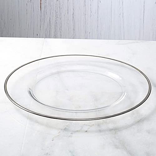 Plato decorativo plateado 13 pulg 212 Main miniatura 1