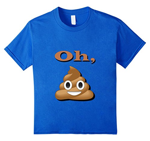 OH, Poop Funny Emoji T-Shirt