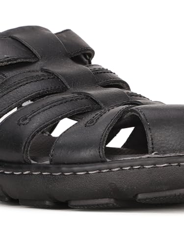 Image of Hush Puppies Men's Slip-on Fisherman Sandal - BLACK (12 UK) (8646870)