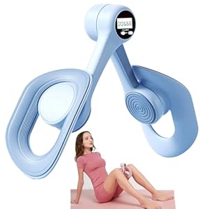 Pelvic Floor Strengthener for Women, Pelvic Floor Trainer with Counter, Pelvic Floor Exercise Devices Thigh Exerciser, Thigh Master Thigh Trainer, Leg Inner Thigh Exercise Equipment for Home Gym