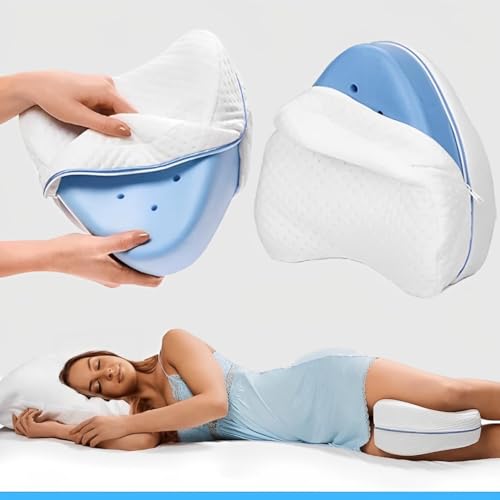 Travesseiro Ortopédico para Pernas e Pés – Suporte Postural para Dormir com Conforto e Alívio
