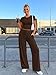 Trendy Queen Womens 2 Two Piece Set 2026 Summer Workout Beach Vacation Cruise Gym Clothes Spring Fashion Lounge Matching Airport Travel Outfit Resort Wear Fitness Athleisure Clothing