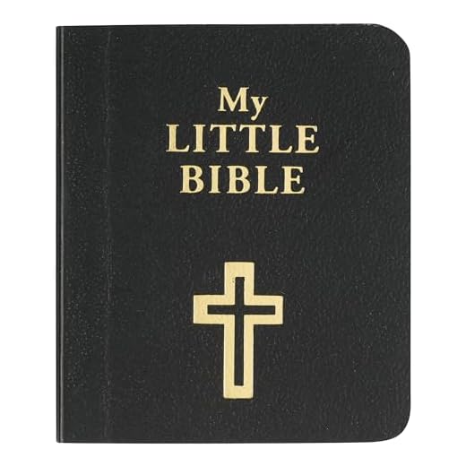 My Little Bible - Black, 2 x 2.5 Inches