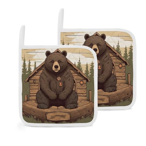 Nqlyut RAETGASFWETGBDYHJKLL Pot Holders 2 Pcs Potholder thumb #5
