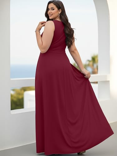Image of KOH KOH Womens Sleeveless Flattering Dressy Long Pant Cape Elegant Jumpsuit