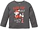 MoonWorks® Baby Langarm-Shirt 1. Geburtstag Pass auf Welt ich Bin jetzt 1 2 Fuchs Geburtstagsshirt Bio-Baumwolle 1 dunkelgrau 92/98 (16-24-Monate)