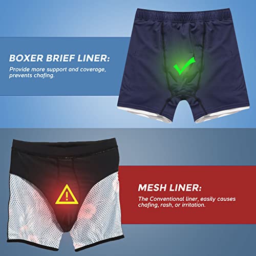 Meriabny Boys Swim Trunks Size 8 Red White Navy American Flag Swim Shorts Kids Quick Dry Swimsuit With Compression Liner For Swimming #TOP2