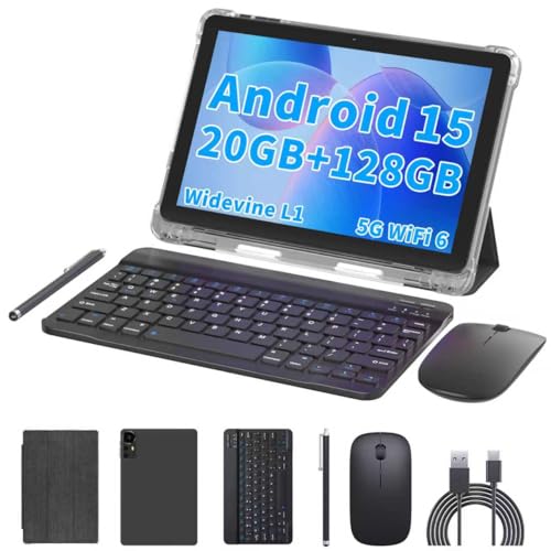 Android 15 Tablet 10 inch Tablets, 20GB RAM 128GB ROM 2TB