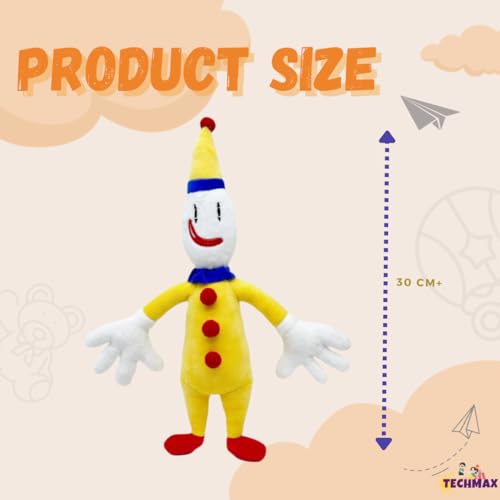 Image of Yellow Joker Plush Toy Stuffed Plushie Doll Toys Collectible Gifts for Kids Fans Adults Birthday