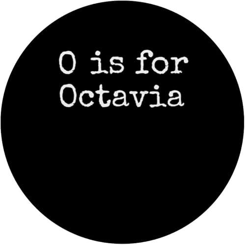 Miniatura 3 de Personalized O is for Octavia Name Student Kindergarten Girl PopSockets Standard PopGrip