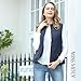 MISS MOLY Chaleco Mujer Ligero Acolchado Chaquetas de Cremallera con Cuello Mao...