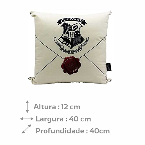 Almofada Carta Hogwarts 40x40 cm Harry Potter
