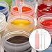 ULTNICE Electric Pigment Mixer with Dual Replaceable Heads and Scraper Compact Portable Gouache Paint Stirrer for Quick Color Blending in Home Art Projects 4.33X0.98X0.59 Inch Battery Not Included