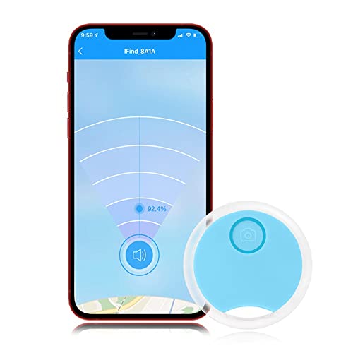 通用 Sjye Key Anti-verloren Alarm, S8 Ronde BT Anti-verloren Apparaat Smart Key Finder Draadloze Tracker (blauw) - Image 3