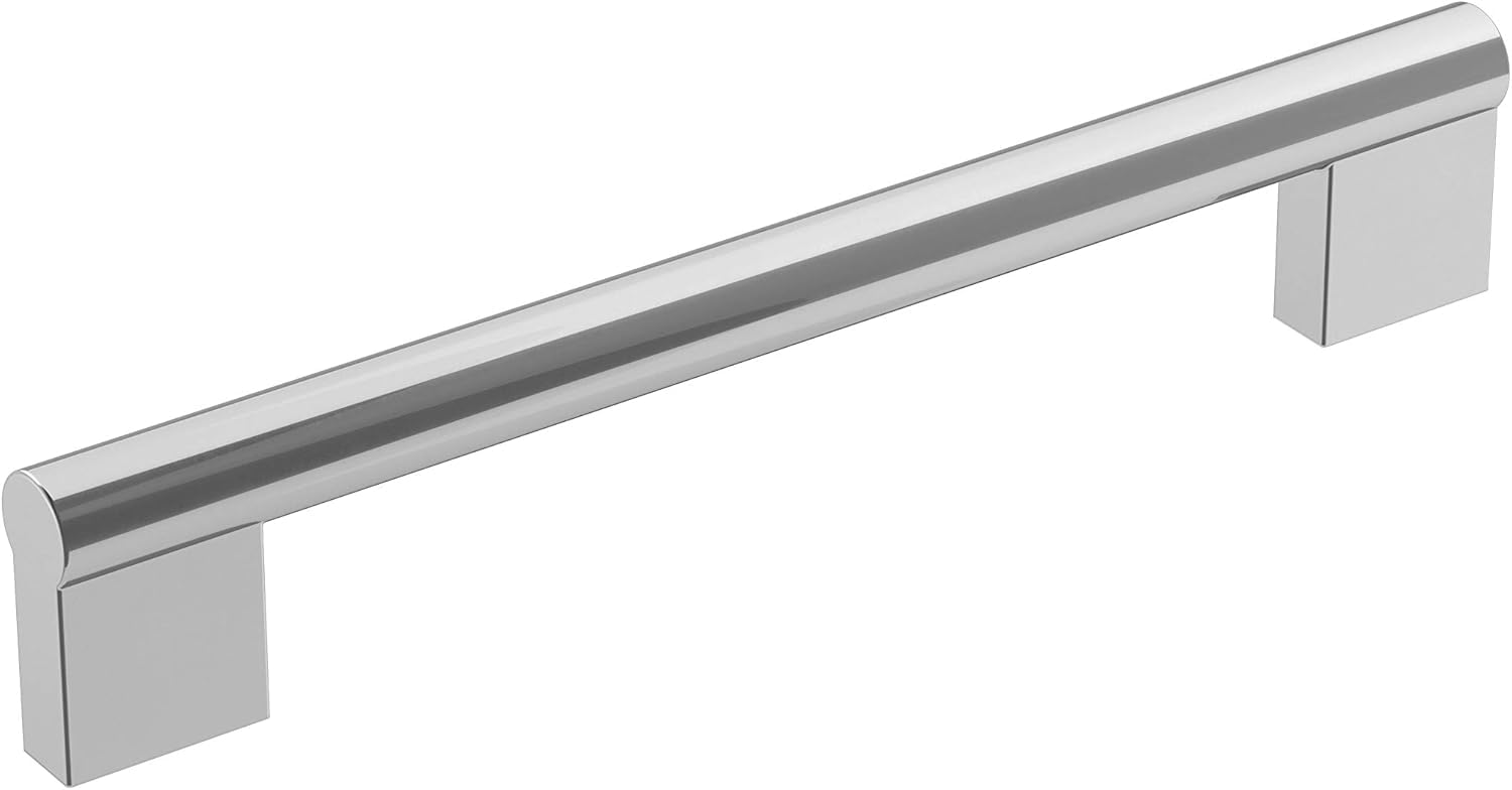 Amerock, Polished Chrome, 6-5/16 in. Center-to-Center