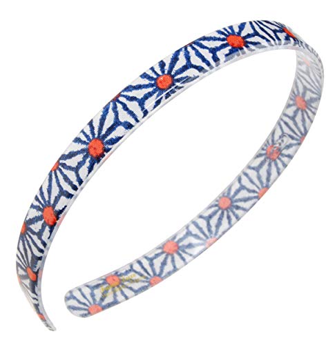 France Luxe 1/2 Ultracomfort Headband - Kaleidoscope Daisy Navy