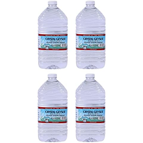 CRYSTAL GEYSER SINCE 1977 NATURAL SPRING WATER PLASTIC JUG 4 CT 512 OZ - 0075140125151 Cover