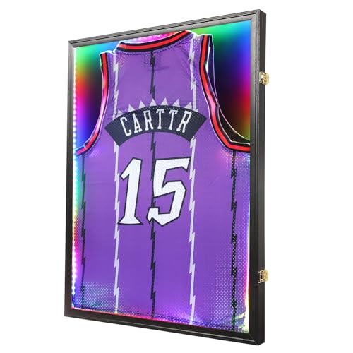 KCRasan LED Jersey Frame Display Case - Jersey case led