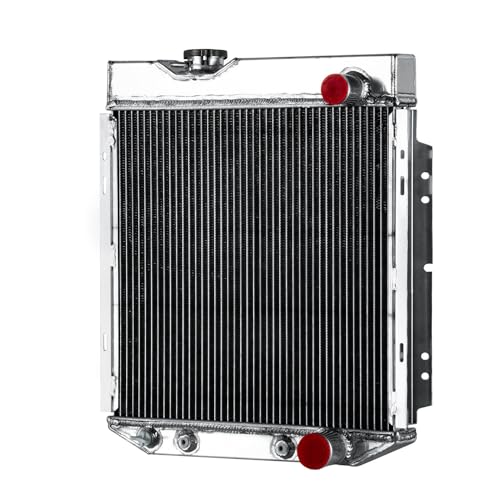 Cubauto 4 Row Aluminum Radiator For 1963-1966 65 Ford Mustang Falcon Ranchero Radiator fit Mercury Comet V8 64 1965 66 Downflow Radiators
