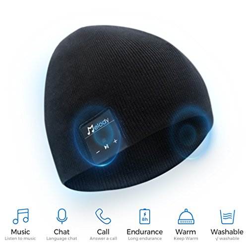 Bluetooth Beanie Hat BCELIFE Wireless 4.0 Hands-Free Knit Music Cap with HD Stereo