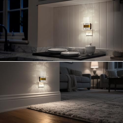 Image of DORESshop LED Night Lights Plug into Wall, [2 Pack] Dimmable Nightlight