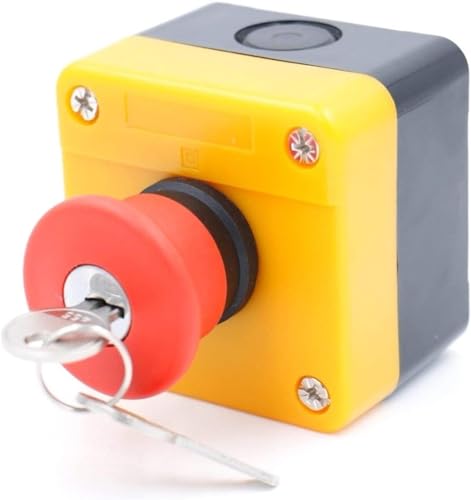 Interrupteur bouton d'arrêt d'urgence 660V pour couper les machines d'atelier - 3